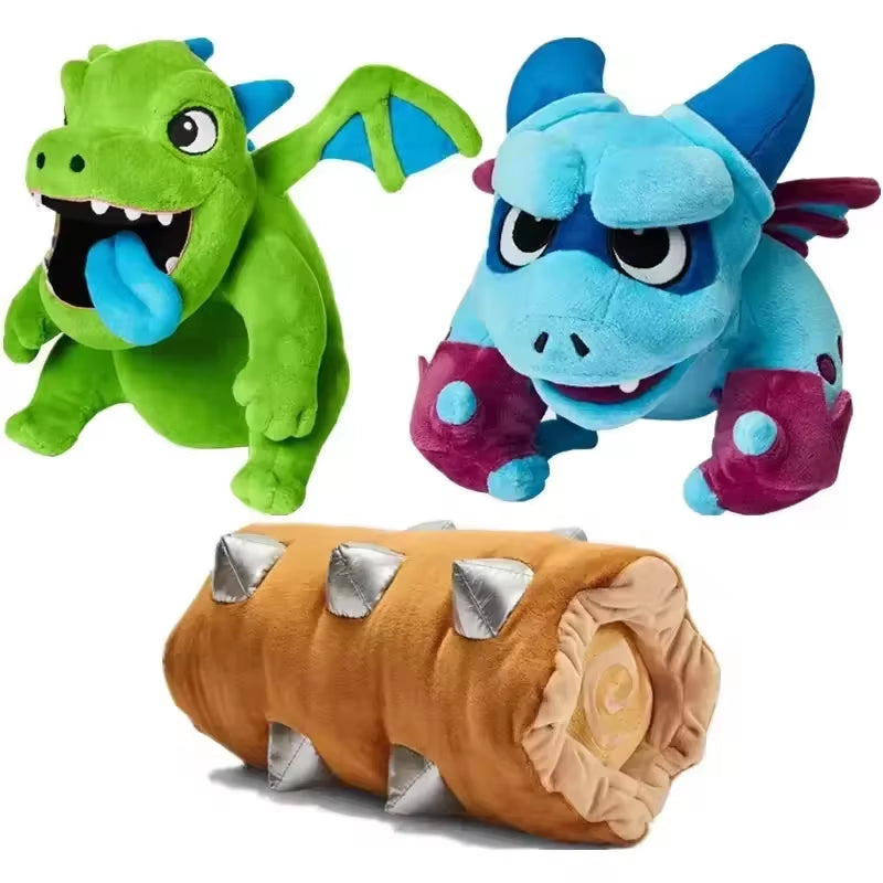 20- 35Cm Tribal Flying Clashed Royale Game Plush Toys Log Rolling Wood Plushie Dolls Revenge Soft Stuffed Creative Product Gifts